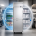 Thumbnail image #4 for Beverage-Air Cross Temp® Full-Height Convertible Reach-In Refrigerator/Freezer, 1-Section, 23.1 Cu. Ft., Top-Mounted Self-Contained, 2 Half Solid Doors