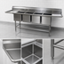 Thumbnail image #3 for Spec-Master FN2072-4-18-14/3 Four-Compartment Stainless Steel Commercial Sink with Left & Right Drainboards