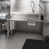 Thumbnail image #3 for Advance Tabco Left-Hand Straight Soil Dishtable with Pre-Rinse Sink, 95-Inch Wide, 304 Stainless Steel