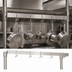 Thumbnail image #3 for 60-Inch Add-On Pot Rack Bar with 10 Stainless Steel Double Hooks