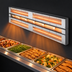 Thumbnail image #3 for Hatco Glo-Ray 42-Inch Unlighted Dual Infrared Strip Heater with 6-Inch Spacer