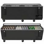 Thumbnail image #3 for Koolmore KM-BOC95-BK Commercial Bottle Cooler, 95-Inch, 30 Cu. Ft., 3 Sliding Doors, Black