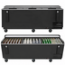 Thumbnail image #3 for KoolMore 95-Inch Black Commercial Bottle Cooler with 3 Sliding Doors and Built-In Opener, 30 Cu. Ft.