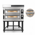 Thumbnail image #3 for Moretti Forni S50E SerieS Electric 2-Deck Pizza Deck Oven with Stand