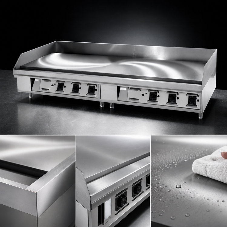 Product image #3 for Lang LG Series 60-Inch Electric Countertop Chrome Plate Griddle with Solid State Controls