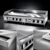 Thumbnail image #3 for Lang LG Series 60-Inch Electric Countertop Chrome Plate Griddle with Solid State Controls