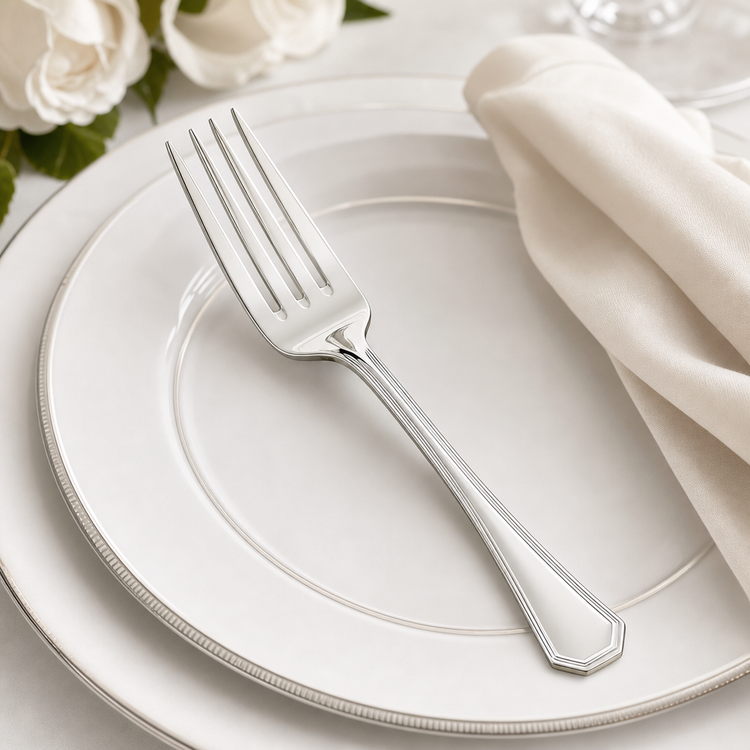 Product image #4 for Winco Victoria 6-7/8-Inch Salad Fork, 18/8 Stainless Steel, Extra Heavyweight, Mirror Finish