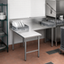 Thumbnail image #3 for John Boos Pro-Bowl L-Shaped Island Clean Dishtable, 60