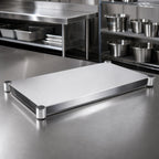 Thumbnail image #3 for John Boos SSK8-3096 96"W x 30"D Work Table Undershelf, 18 Gauge 300 Series Stainless Steel, NSF Listed