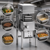 Thumbnail image #3 for Skittle Gas-Fired Tilting Multi-Function Cooker with 6-Pan Capacity, 15.2 Gallon Kettle (SKGL6-5)