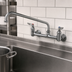 Thumbnail image #3 for T&S Brass Wall-Mounted Pantry Sink Mixing Faucet with 12-Inch Swing Nozzle and 8-Inch Adjustable Centers