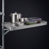 Thumbnail image #4 for Quik-Set 48-Inch x 18-Inch Solid Flat Shelf with Marine Edge, Gray Epoxy Finish