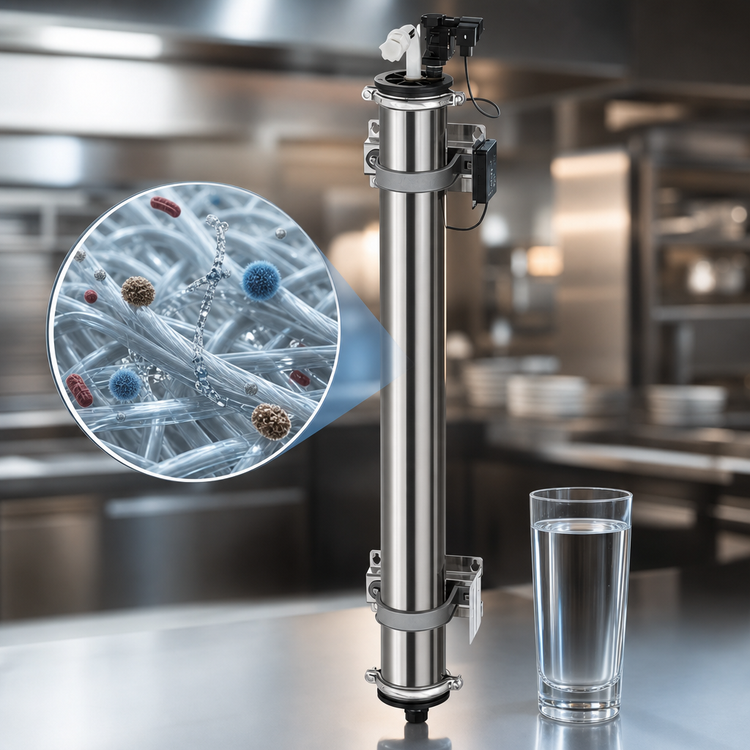 Product image #3 for Antunes UFL-540 Ultrafiltration Water Filter System, 15 GPM, 0.015 Micron, Stainless Steel