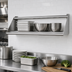 Thumbnail image #3 for Eagle Wall-Mounted Tubular Rack Shelf, 84W x 15-1/2D x 12H, Knock-Down, 304 Stainless Steel