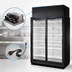 Thumbnail image #3 for True 2-Section Medium Temperature Glass Door Merchandiser Refrigerator