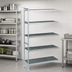 Thumbnail image #3 for Fermostock 5-Tier Add-On Polymer Shelving Unit Expansion Kit, 64W x 18D x 83H