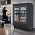 Thumbnail image #3 for Structural Concepts Fusion 2-Section Self-Service Glass Door Freezer, Remote DX, Black