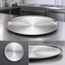 Thumbnail image #4 for 15-Inch Round Stainless Steel Plate, Satin Finish