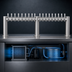 Thumbnail image #3 for Metropolis M 20-Faucet Countertop Glycol-Cooled Draft Beer Tower, Polished Stainless Steel