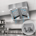 Thumbnail image #3 for John Boos 42 x 42 x 25 Inch Ventless Condensate Hood, Ceiling Mount, Stainless Steel