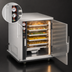 Thumbnail image #3 for FWE TS-1826-7 Mobile Insulated Heated Holding Cabinet, 1 Compartment, Humi-Temp Heat System, Stainless Steel, 5 Full-Size Sheet Pan Capacity