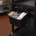 Thumbnail image #3 for Rubbermaid Commercial Products 4-Gallon Black Utility Bin for Carts