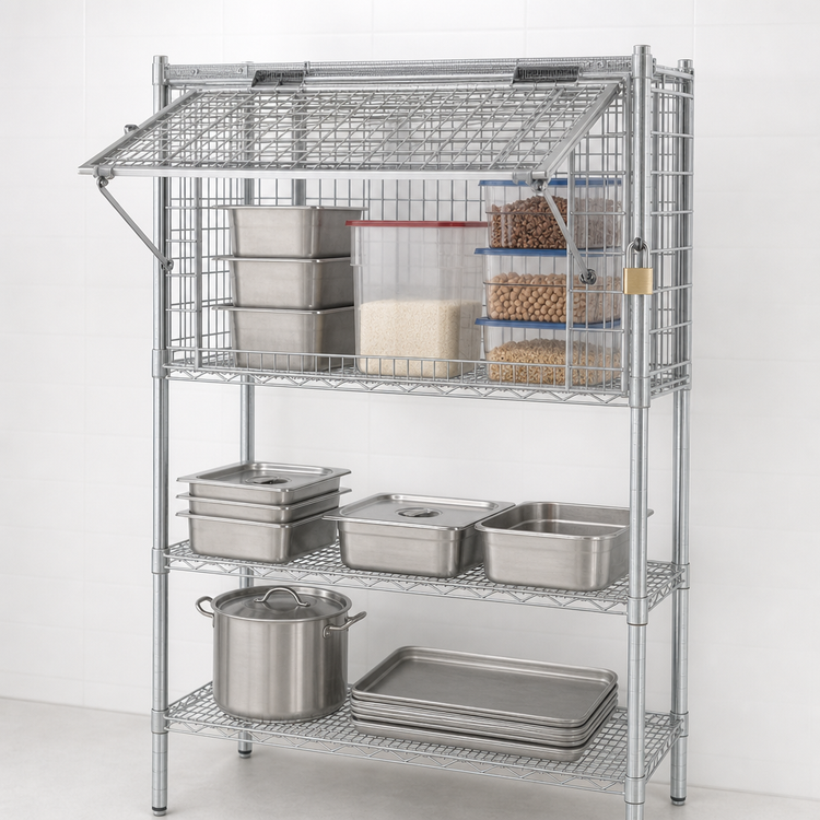 Product image #3 for EagleGard 36 x 24 Inch Security Enclosure Kit with Flip-Up Door