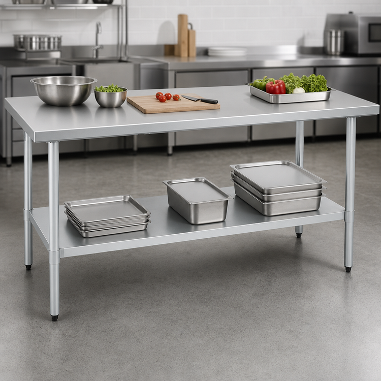Product image #3 for Serv-Ware 60 Inch x 24 Inch Commercial Work Table
