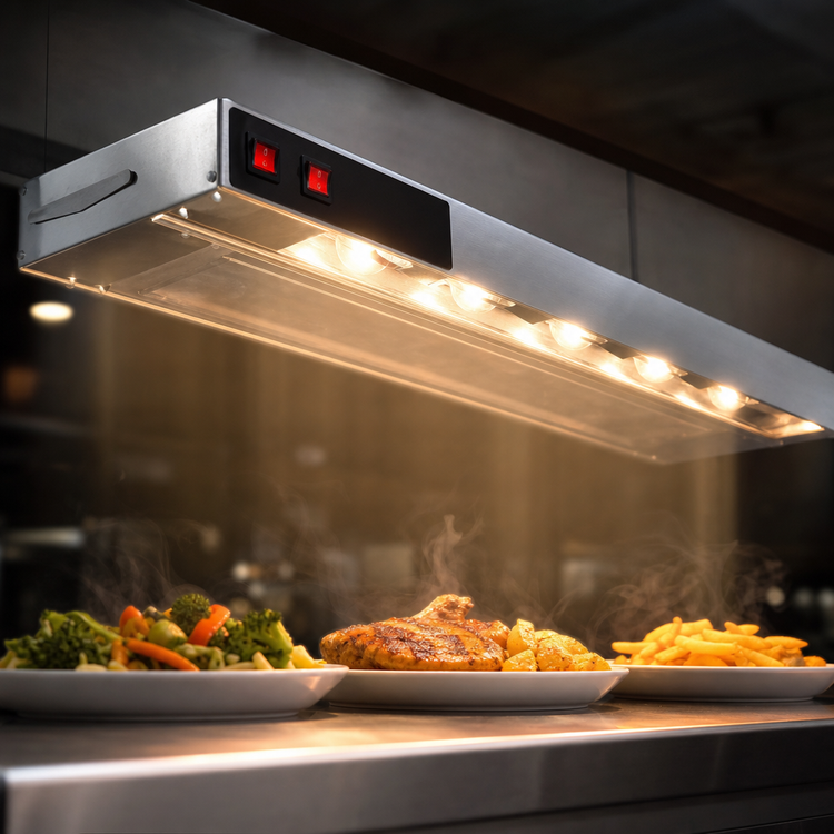 Product image #3 for RedHots 72-Inch Single Lighted Rod-Type Strip Heat Lamp, High-Watt, 120V