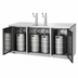 Thumbnail image #3 for Everest Refrigeration Three-Section Direct Draw Keg Refrigerator, 4 Half-Barrel Keg Capacity, 2 Stainless Steel Draft Towers