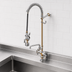 Thumbnail image #3 for T&S Brass EasyInstall Single-Hole Deck-Mount Pre-Rinse Unit with 10-Inch Add-On Faucet and 1.15 GPM Spray Valve