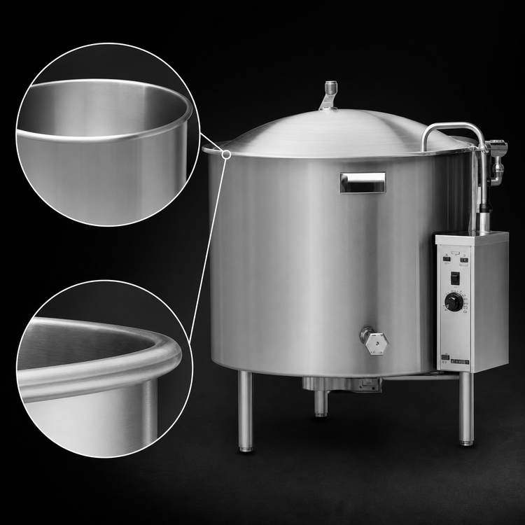 Product image #3 for Legion Low-Profile 60-Gallon Gas-Fired Self-Contained Stationary Kettle