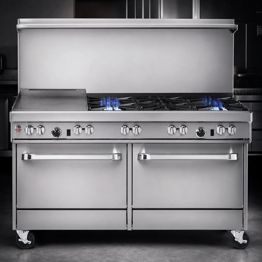 Two Non-Clog Open Burners