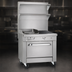 Thumbnail image #3 for Southbend Platinum 36-Inch Heavy Duty Gas Range with 24-Inch Griddle, 12-Inch Charbroiler and Convection Oven