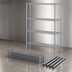 Thumbnail image #3 for Quantum Stationary Wire Shelving Starter Kit, 60