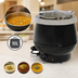 Thumbnail image #3 for 10 Liter Electric Countertop Soup Kettle with Plastic Lid, 400W, Black