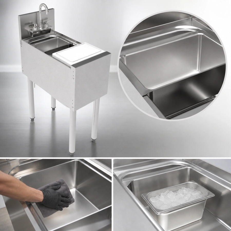 18-Gauge Stainless Steel Sink Bowl