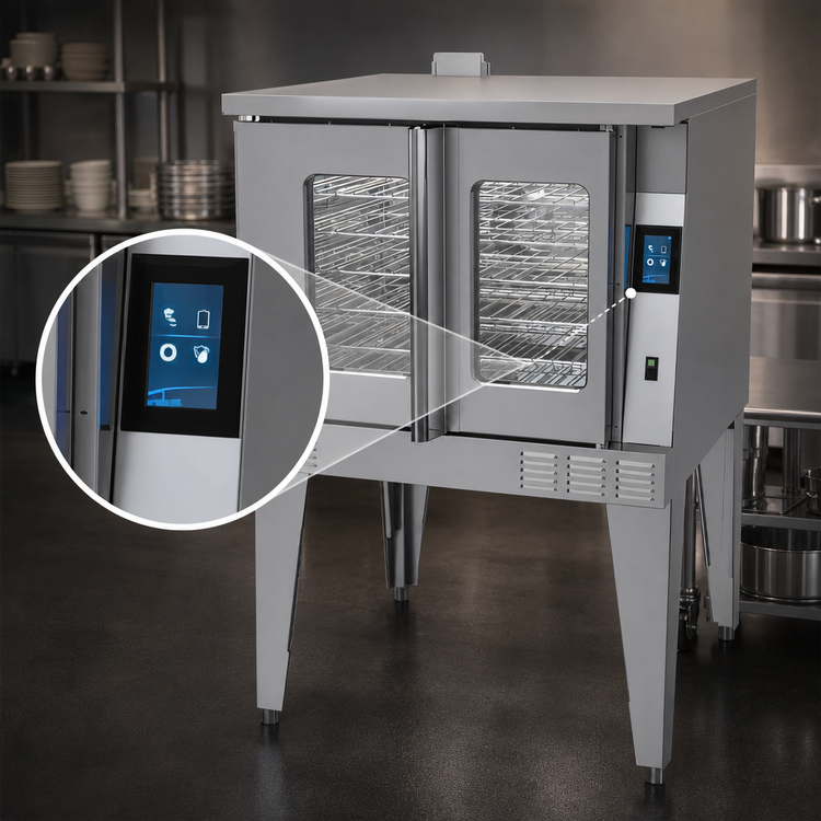 Product image #3 for Garland Master Series Deep Depth Single-Deck Gas Convection Oven with easyTouch Digital Control