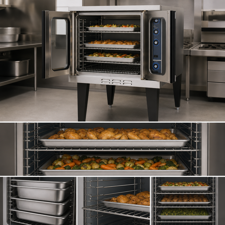 Product image #3 for Duke 613Q-G3V Single Deck Deep Depth Gas Convection Oven