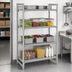 Thumbnail image #4 for Camshelving Premium 4-Shelf Vented and Solid Stationary Starter Unit, 21 x 54 x 84 Inches, Speckled Gray