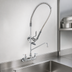 Thumbnail image #3 for T&S Brass EasyInstall Wall-Mount Pre-Rinse Unit with Add-On Faucet, Wall Bracket, 44-Inch Hose and 6-Inch Swing Nozzle