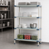 Thumbnail image #3 for MetroMax 4 Stationary All-Polymer Starter Shelving Unit, 24-Inch W x 18-Inch D x 63-Inch H