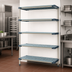 Thumbnail image #3 for MetroMax 4 5-Shelf Add-On Polymer Shelving Unit, 48 Inch W x 18 Inch D x 74 Inch H