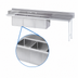 Thumbnail image #3 for Advance Tabco 3-Compartment Sink Dishtable with Right Drainboard, 143 Inch Wide, 24 x 24 x 14 Bowls, 304 Stainless Steel