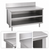 Thumbnail image #3 for La Rosa L-60118-32 Open Shelf Utility Stand Cabinet Base, 18 x 32 Inches, 304 Stainless Steel