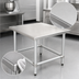 Thumbnail image #3 for Eagle Group Open-Base Stationary Stainless Steel Mixer Stand, 36 x 36 x 24 Inches, 600 Lb. Capacity