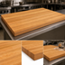 Thumbnail image #3 for John Boos Appalachian Red Oak Full-Length Edge Grain Island Countertop, 72 x 48 x 1-3/4 Inch, Penetrating Oil Finish