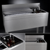 Thumbnail image #3 for Glastender 42-Inch Underbar Combo Ice Bin/Cocktail Unit with Right Bottle Well and 84 lb. Ice Capacity