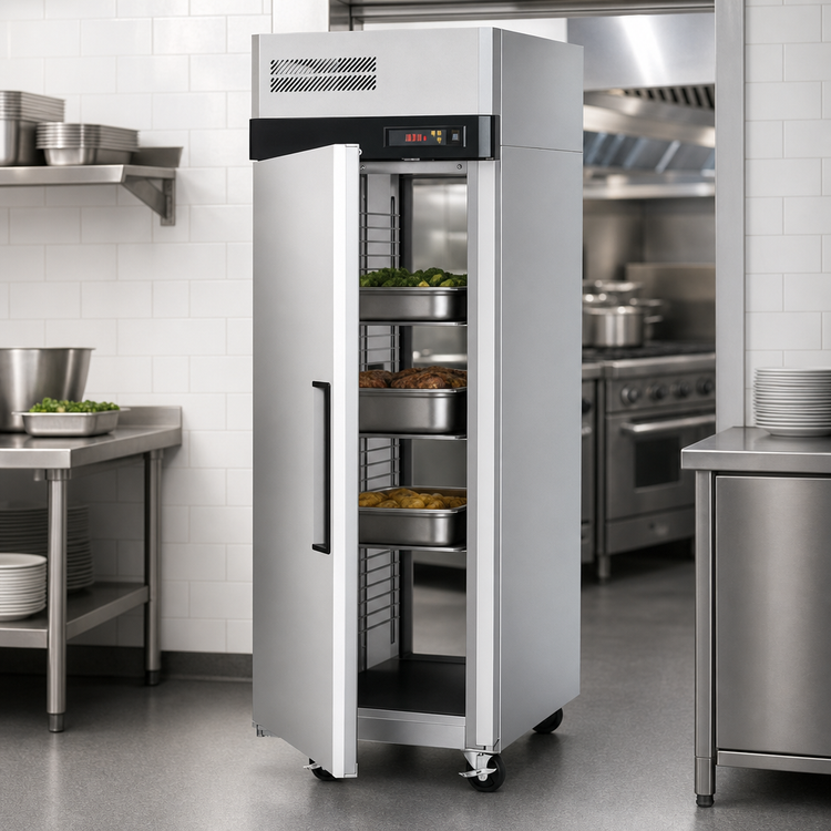 Product image #3 for Turbo Air M3 Series Pass-Thru Heated Holding Cabinet, 1-Section, 22.7 Cu. Ft., Solid Doors