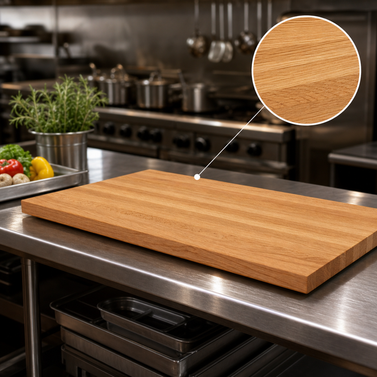 Product image #3 for John Boos Appalachian 96-Inch x 32-Inch Edge Grain Red Oak Island Countertop, 1-1/2-Inch Thick, Oil Finish